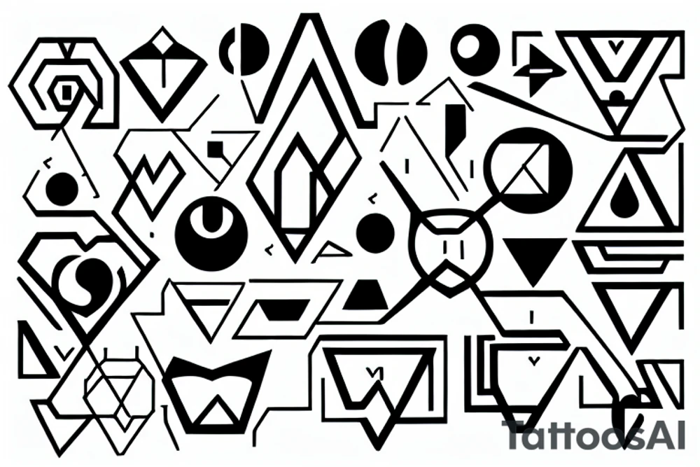 ecg heartbeat signal tattoo idea