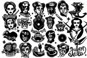 Sailor frankenstein tattoo idea