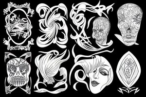 Mirror tattoo idea