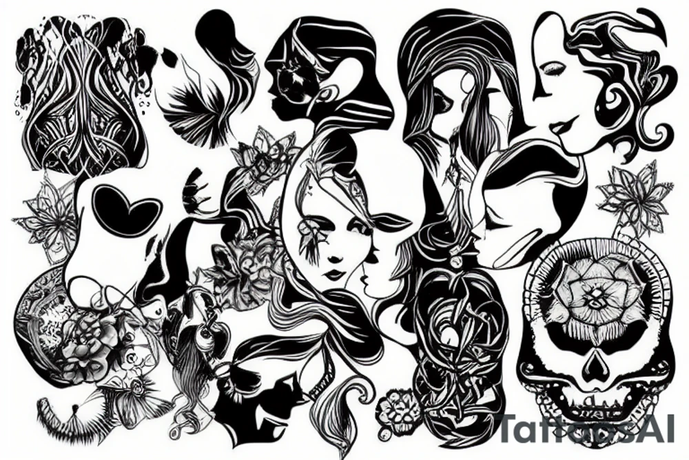 Mirror tattoo idea