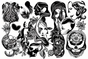 Mirror tattoo idea