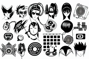 electronic music producer tattoo idea
