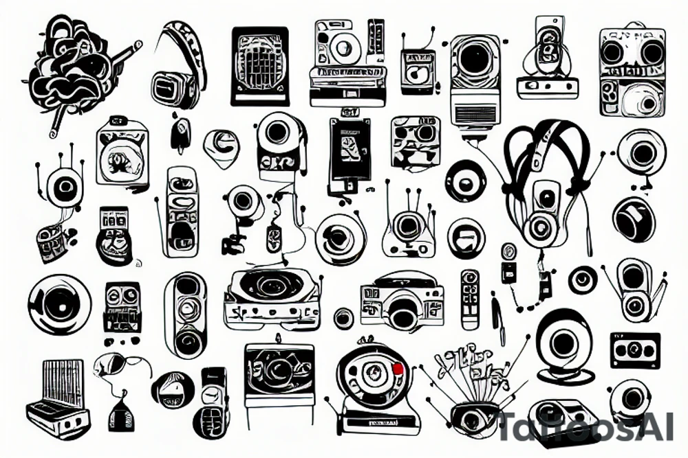 electronic music producer tattoo idea
