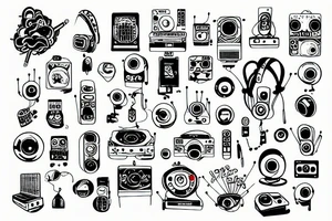 electronic music producer tattoo idea