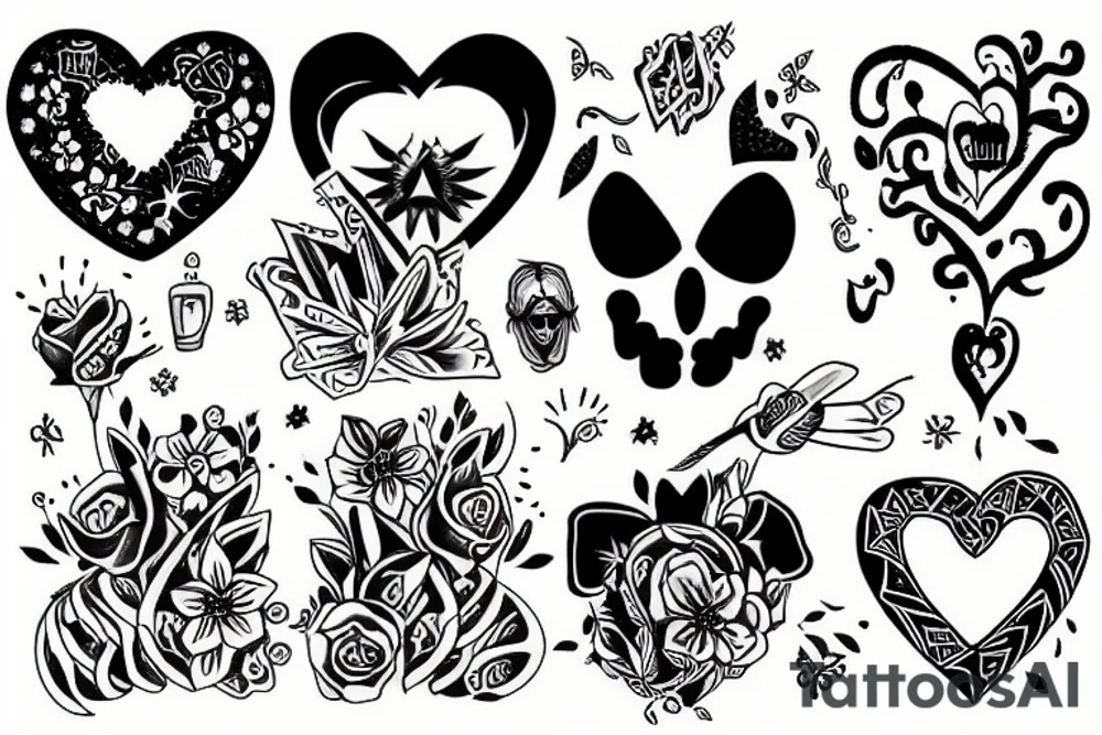self love dark tattoo idea