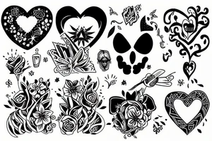 self love dark tattoo idea