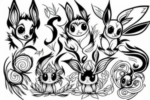 eevee tattoo idea