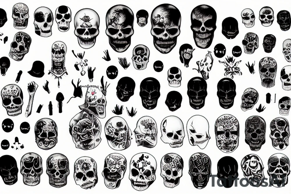 body touch love scary tattoo idea