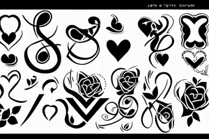 body touch love tattoo idea