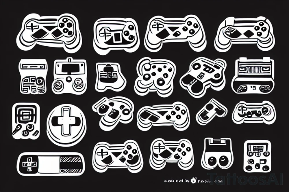 Retro videogame tattoo idea