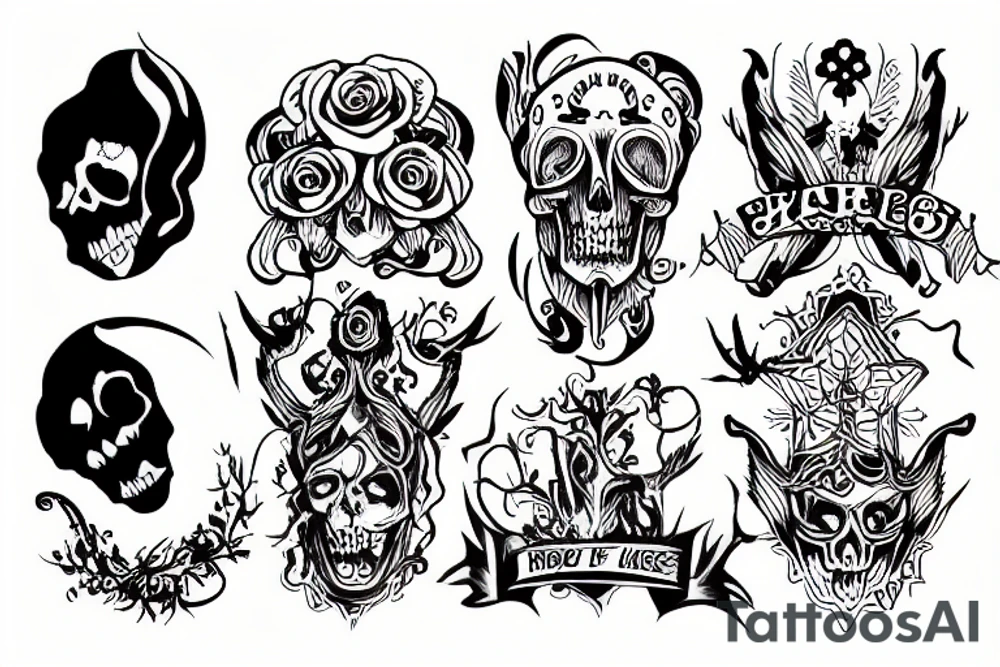 a ghost tattoo idea