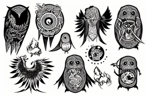 Huggin and Munin tattoo idea
