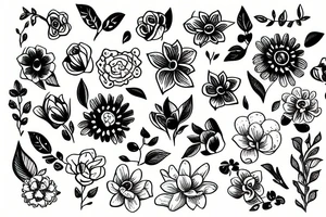 Flower tattoo idea