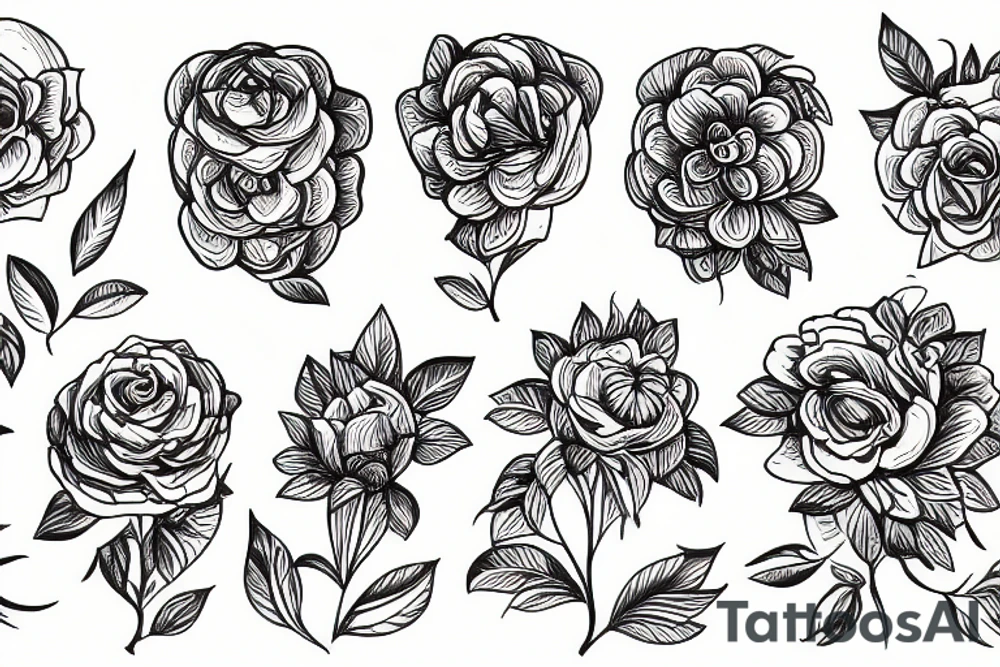 Flower tattoo idea