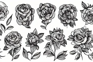 Flower tattoo idea