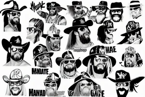 Macho Man Randy Savage tattoo idea