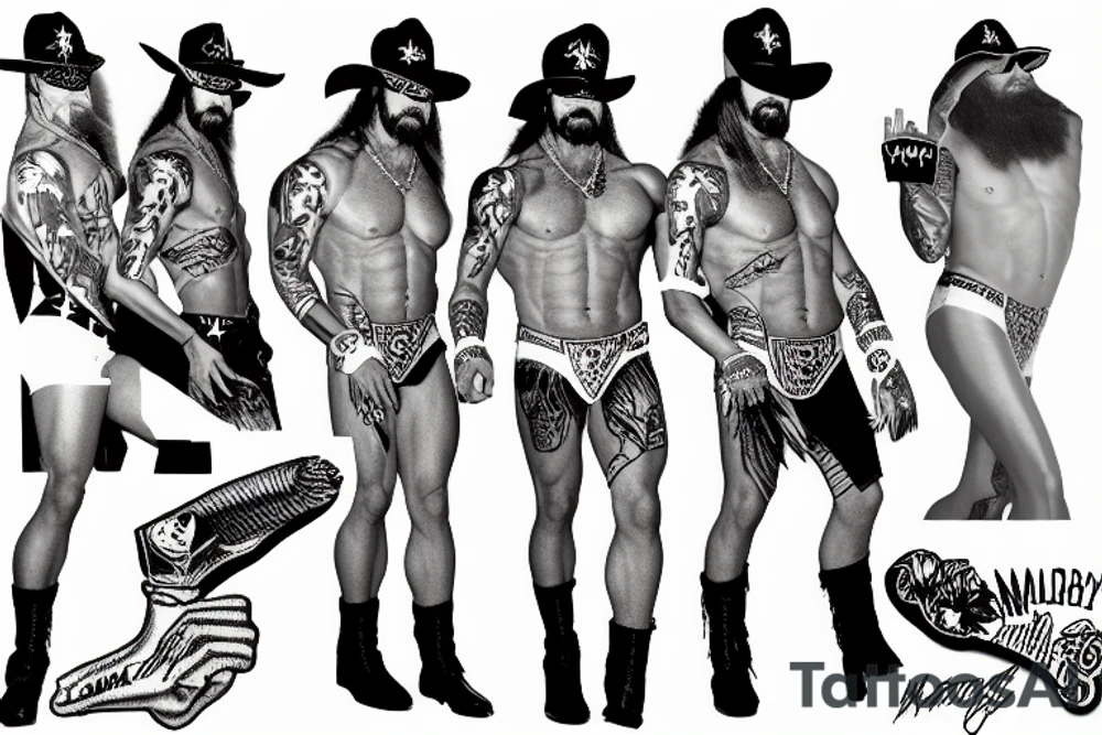 Macho Man Randy Savage tattoo idea