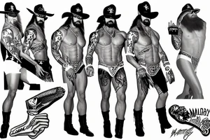 Macho Man Randy Savage tattoo idea