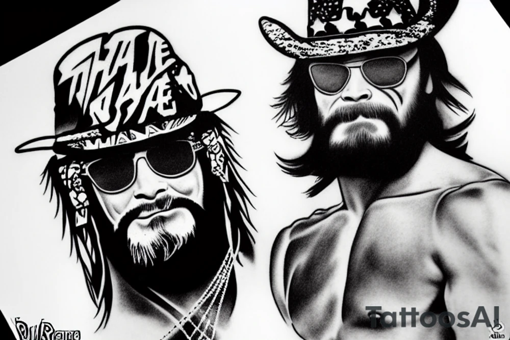 Macho Man Randy Savage tattoo idea