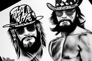 Macho Man Randy Savage tattoo idea