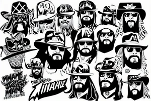 Macho Man Randy Savage tattoo idea