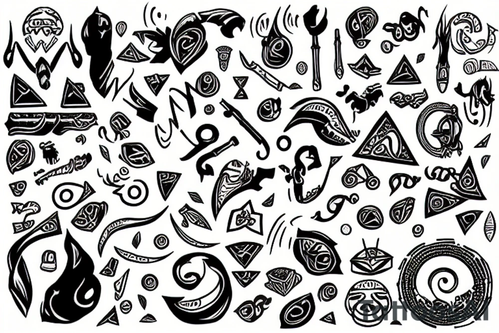Mauri symbols tattoo idea
