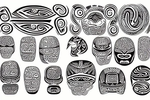 Maori symbols tattoo idea