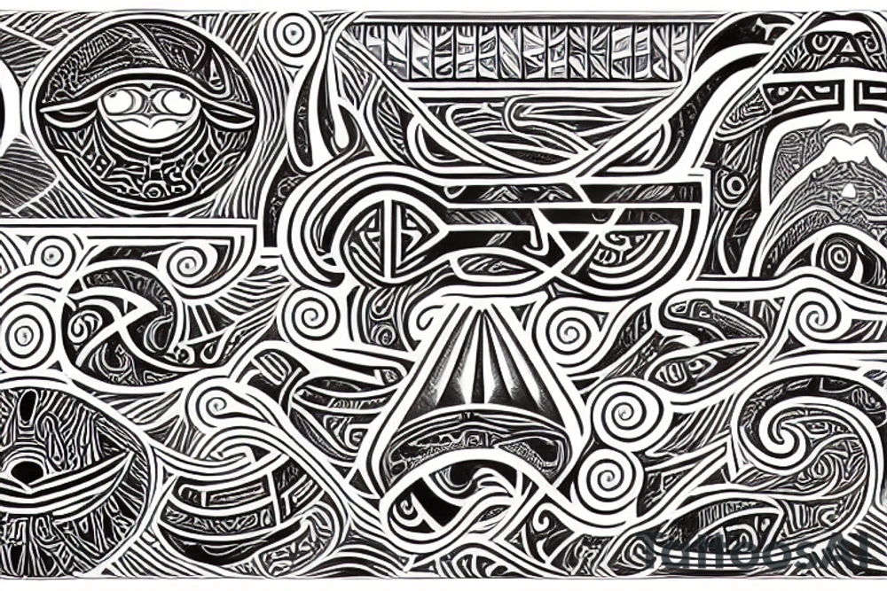 Maori symbols tattoo idea