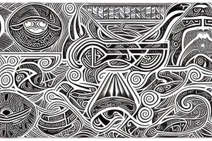 Maori symbols tattoo idea