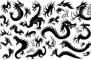 little dragons tattoo idea