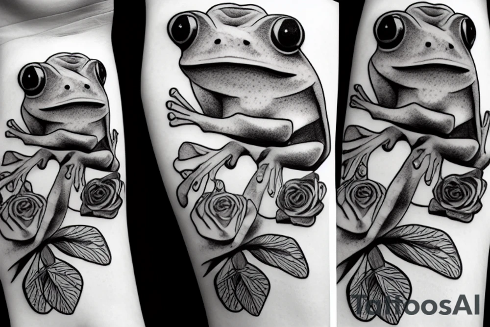 frog princess tattoo idea