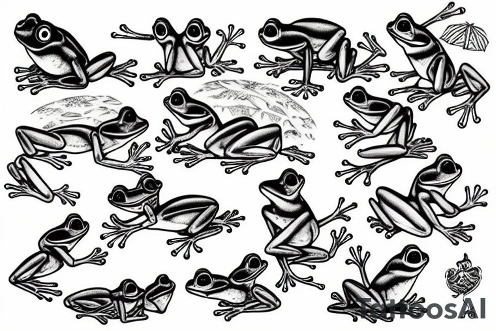 frog princess tattoo idea