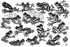 frog princess tattoo idea