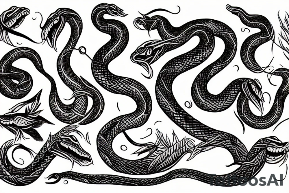Serpiente tattoo idea