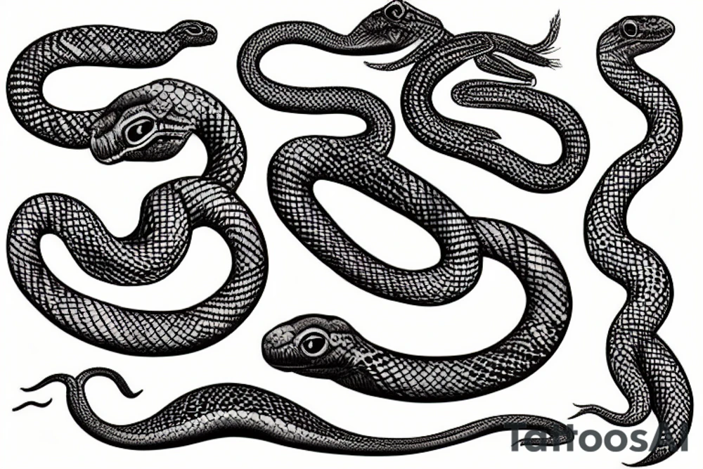 Serpiente tattoo idea