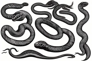 Serpiente tattoo idea