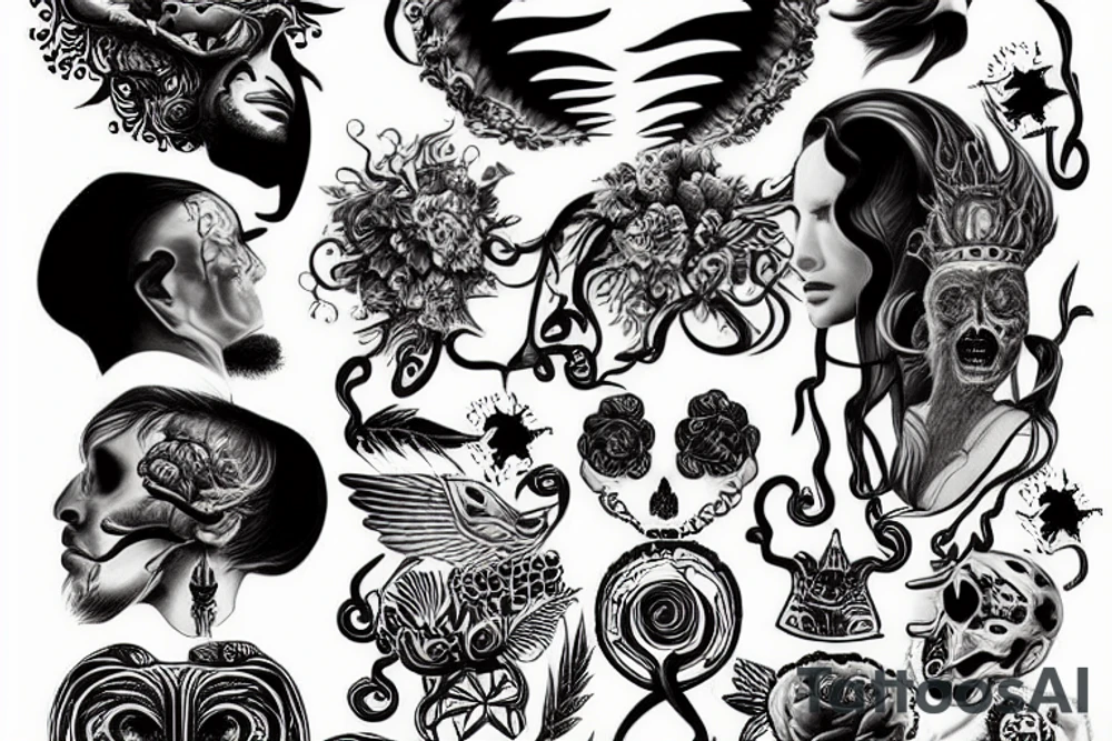 Dios del sol tattoo idea