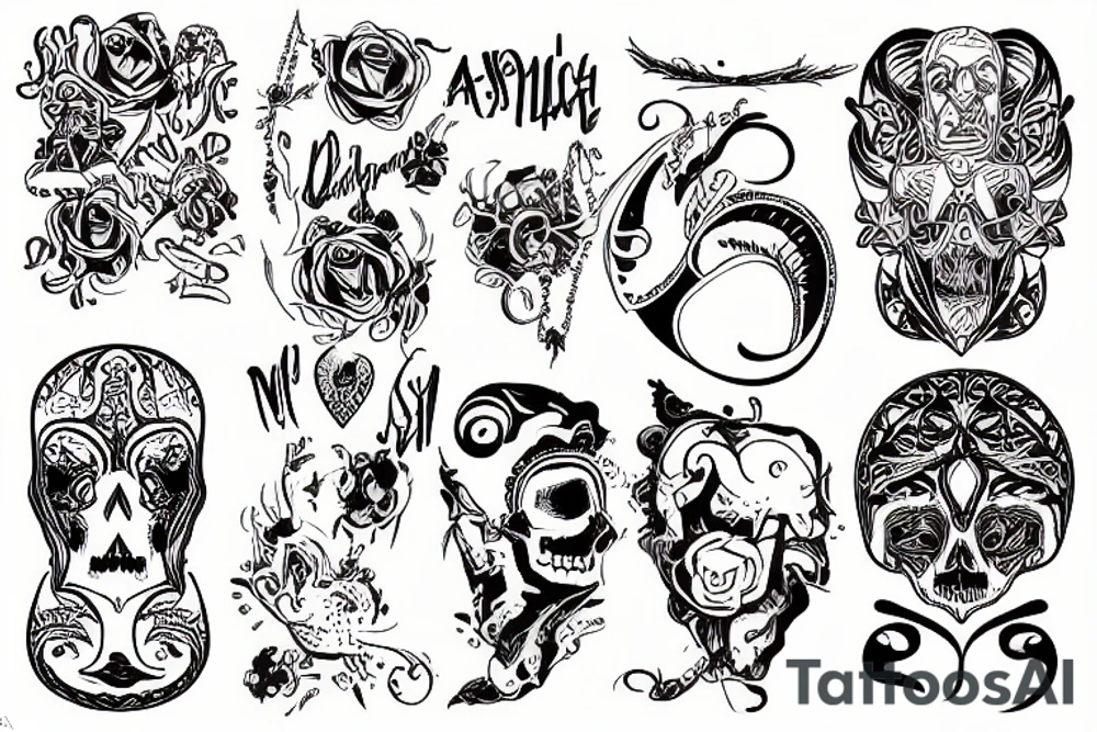 A Arschgeweih tattoo idea