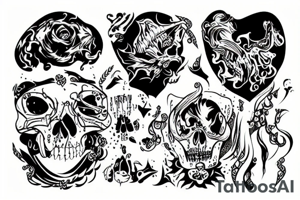 A Arschgeweih tattoo idea
