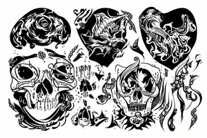 A Arschgeweih tattoo idea