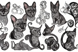 Cornish Rex tattoo idea