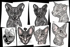 Cornish Rex tattoo idea