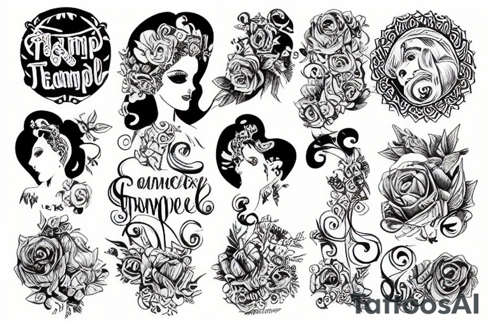 A tramp stamp tattoo idea