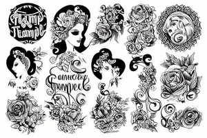 A tramp stamp tattoo idea