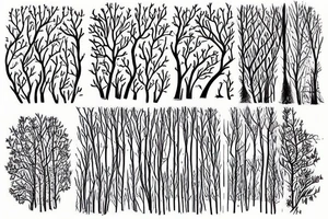Two roads diverged in a yellow wood,
To where it bent in the undergrowth;
Because it was grassy and wanted wear;
Though as for that the passing there
Had worn them really about the same, tattoo idea