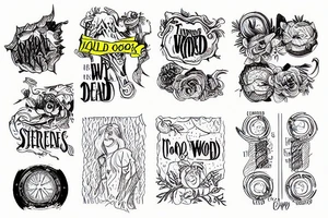 Two roads diverged in a yellow wood tattoo idea