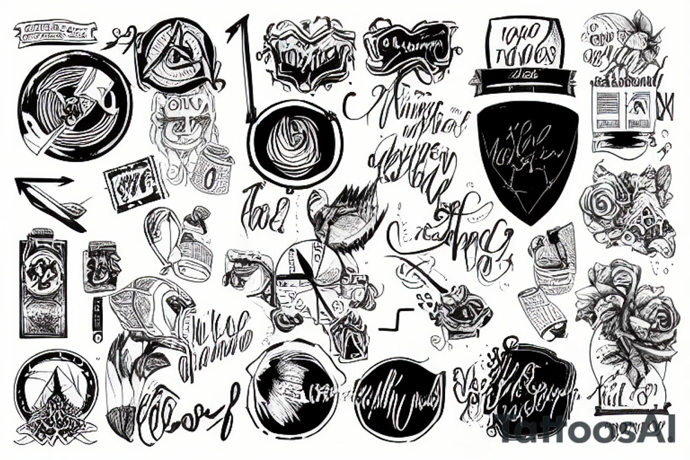Two roads diverged in a yellow wood tattoo idea