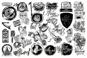 Two roads diverged in a yellow wood tattoo idea