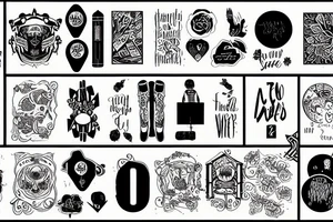 Two roads diverged in a yellow wood tattoo idea