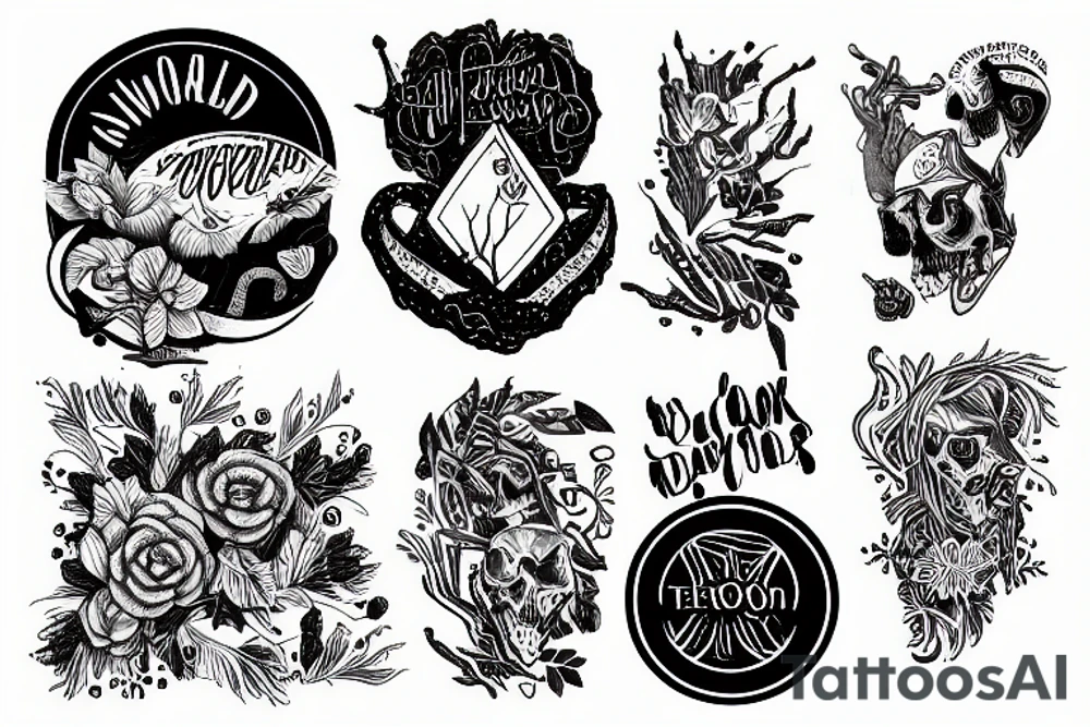 Two roads diverged in a yellow wood tattoo idea